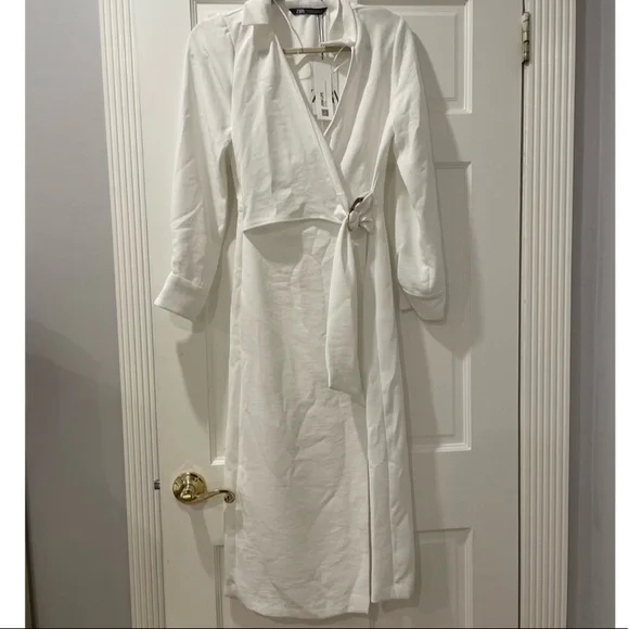 Zara Buckle Midi Dress - Picture 4 of 10